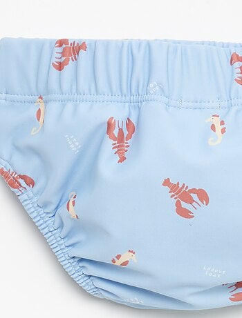 Slip de bain à motifs