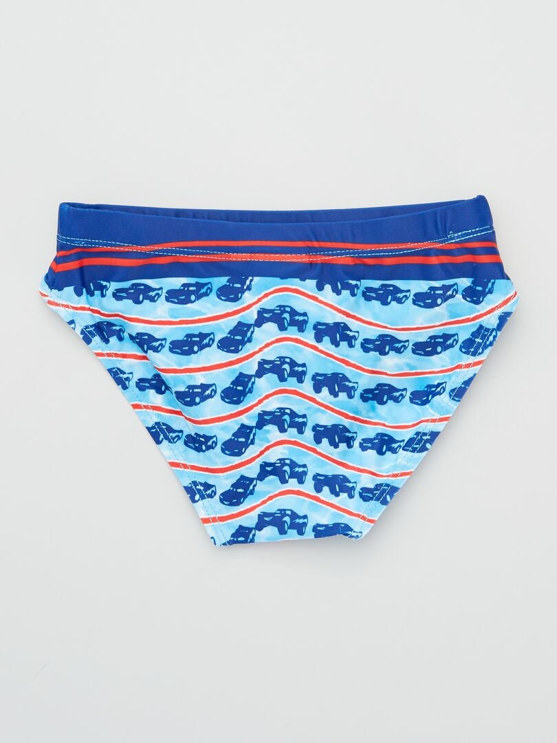 Cars Slip De Bain Rouge Sérigraphié Enfant Garçon 3 Ans