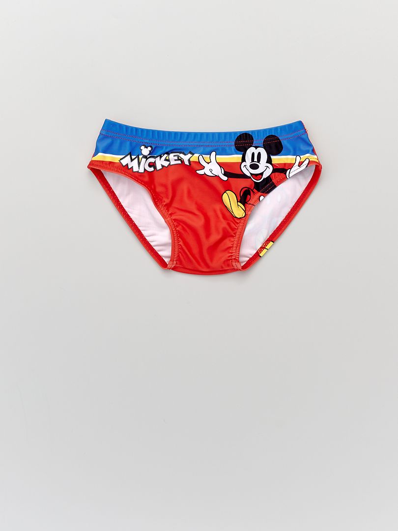 Slip de bain 'Mickey' rouge - Kiabi