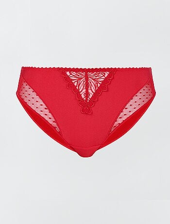 Slip en dentelle 'Sans complexe'