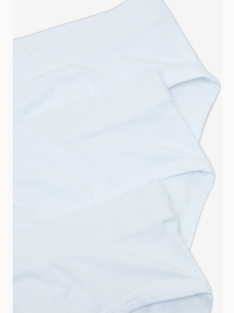 Slip homme basic tape lot de 3 penti Blanc - Kiabi