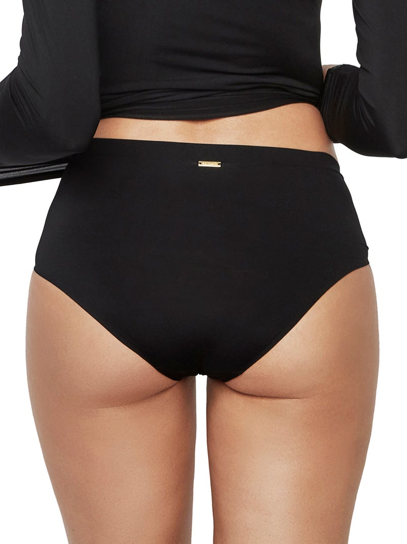 Slip met hoge taille essentials Zwart - Kiabi