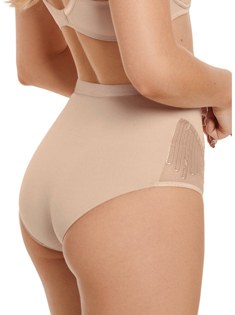 Slip met hoge taille ivonne Beige - Kiabi