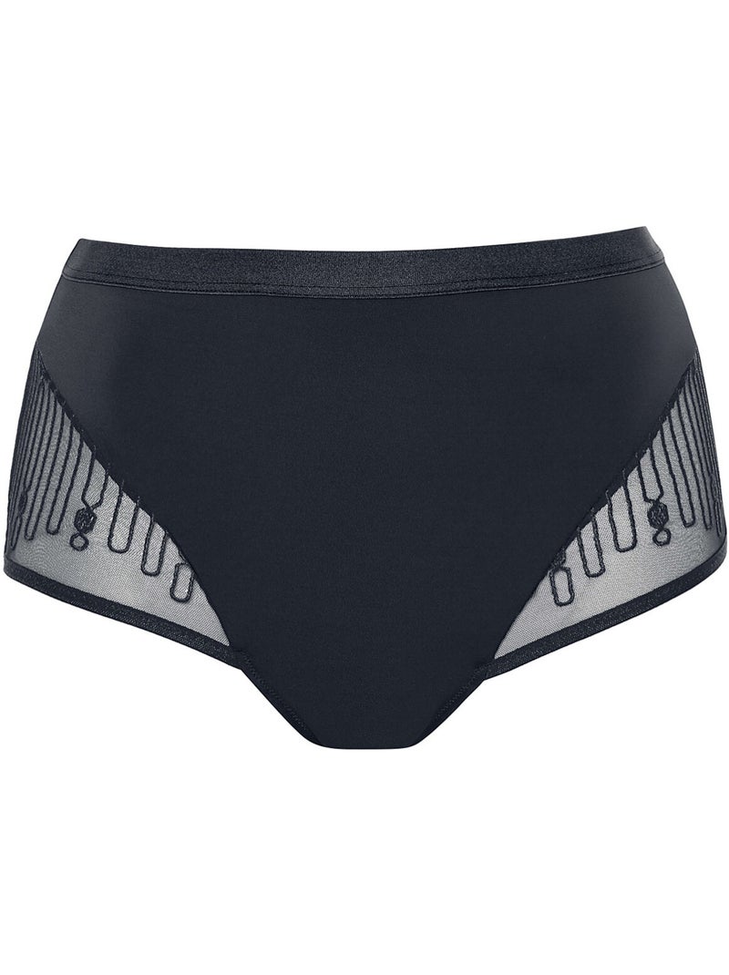 Slip met hoge taille ivonne Donkergrijs - Kiabi