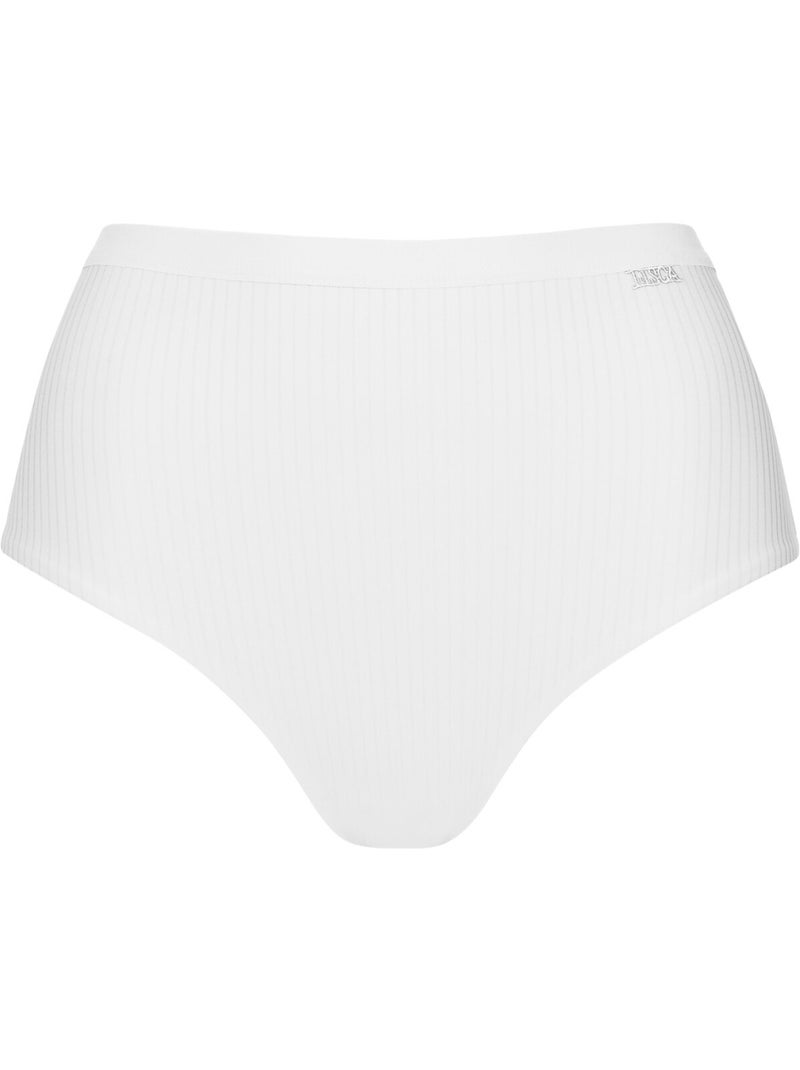 Slip met hoge taille laura Wit - Kiabi
