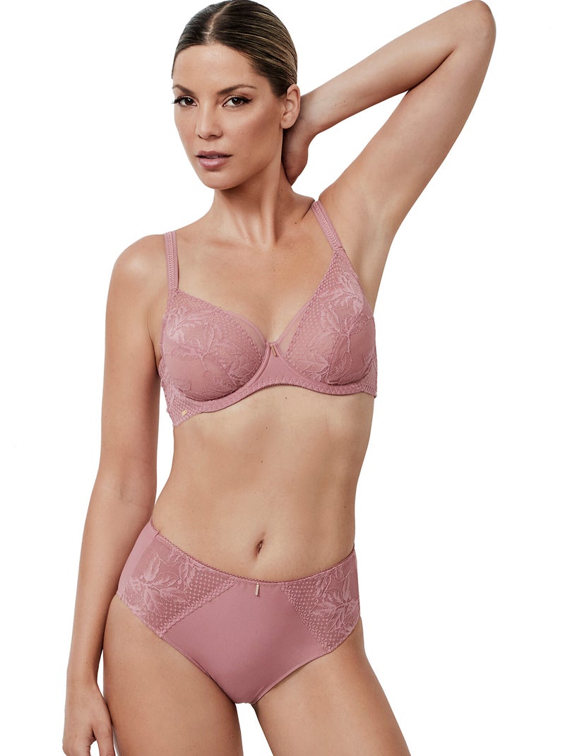 Slip met hoge taille malitzia Roze - Kiabi