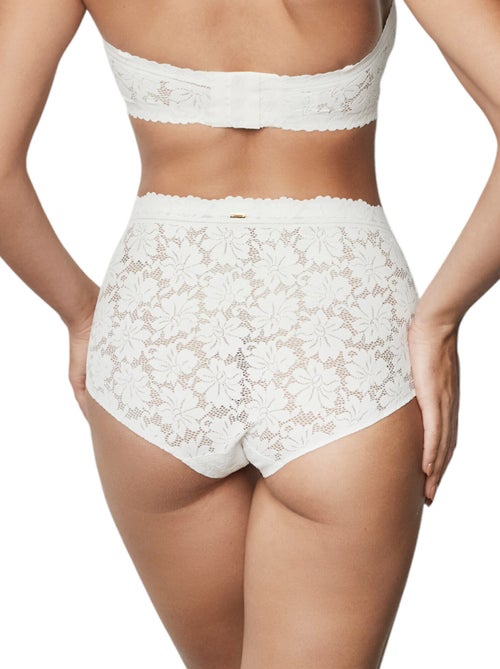 Slip met hoge taille one and lace marriage - Kiabi Slip met hoge taille one and lace marriage - Kiabi
