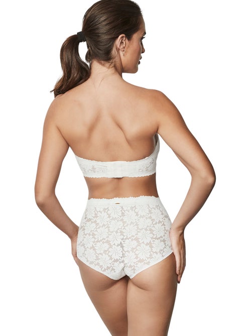 Slip met hoge taille one and lace marriage - Kiabi Slip met hoge taille one and lace marriage - Kiabi