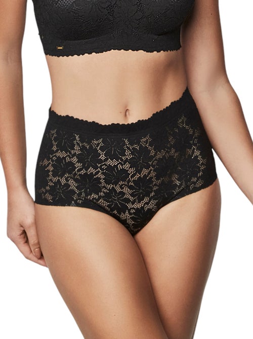 Slip met hoge taille one and lace - Kiabi Slip met hoge taille one and lace - Kiabi