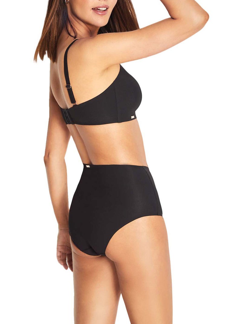 Slip met hoge taille one Zwart - Kiabi