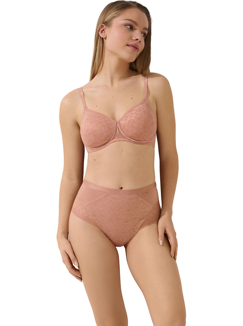 Slip met hoge taille opal Beige - Kiabi