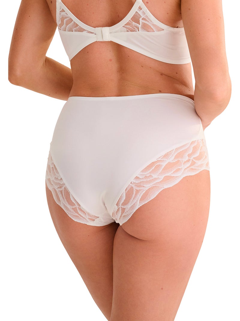 Slip met hoge taille river Ecru - Kiabi