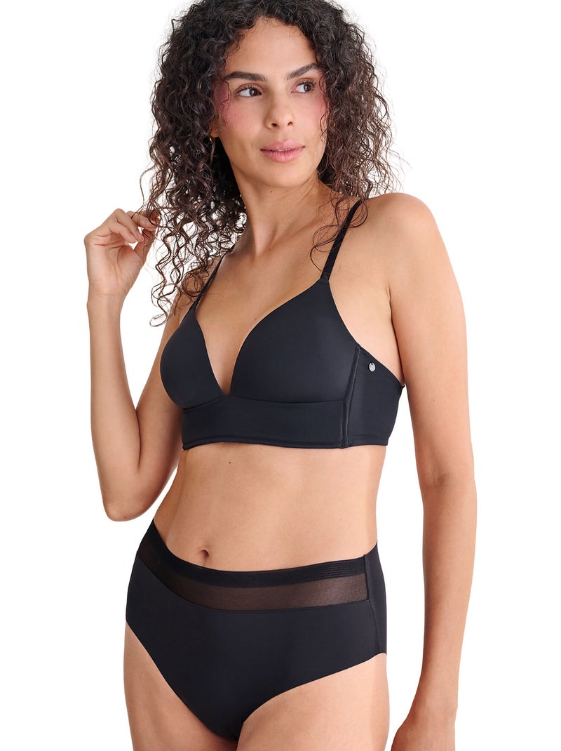 Slip met hoge taille sia Zwart - Kiabi