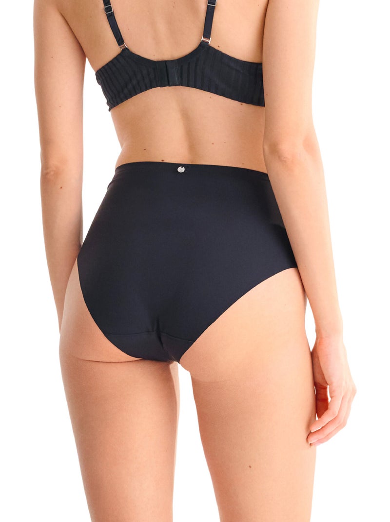 Slip met hoge taille tia Zwart - Kiabi