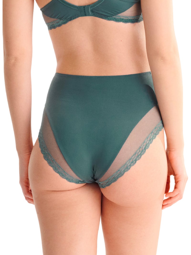 Slip met hoge taille tiffany Groen - Kiabi