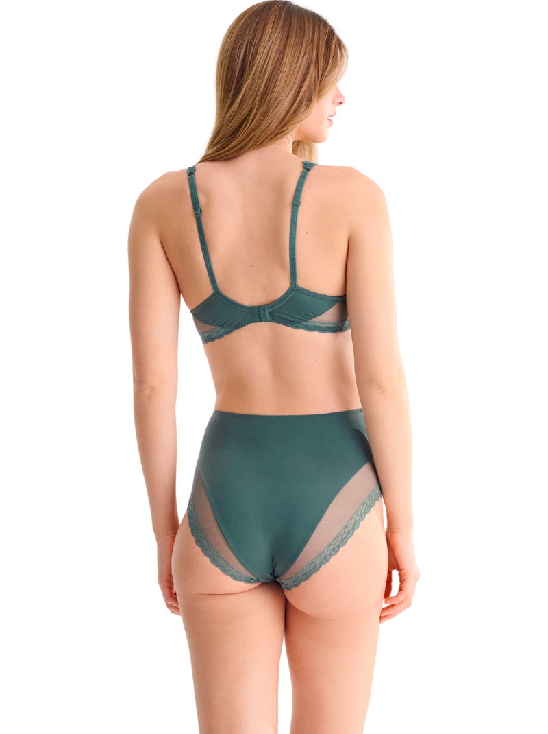 Slip met hoge taille tiffany Groen - Kiabi