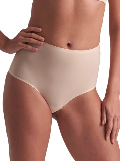 Slip met hoge taille uni stretch - Kiabi Slip met hoge taille uni stretch - Kiabi