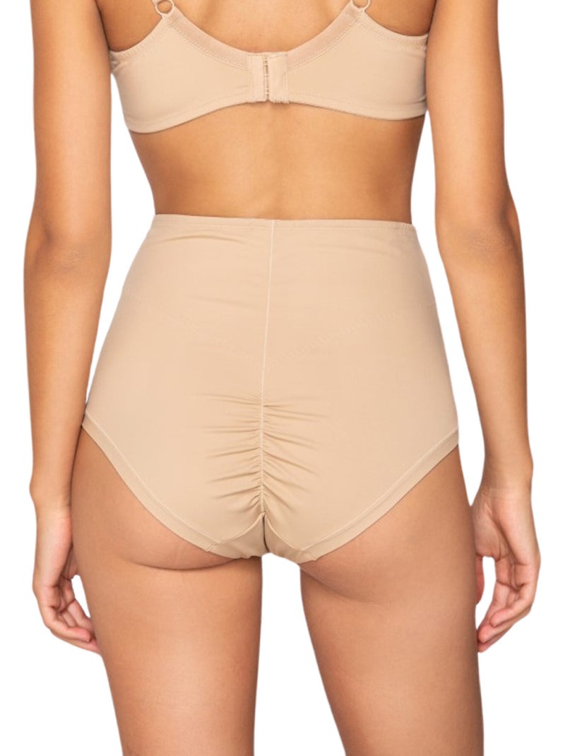Slip met hoge taille venus Beige - Kiabi