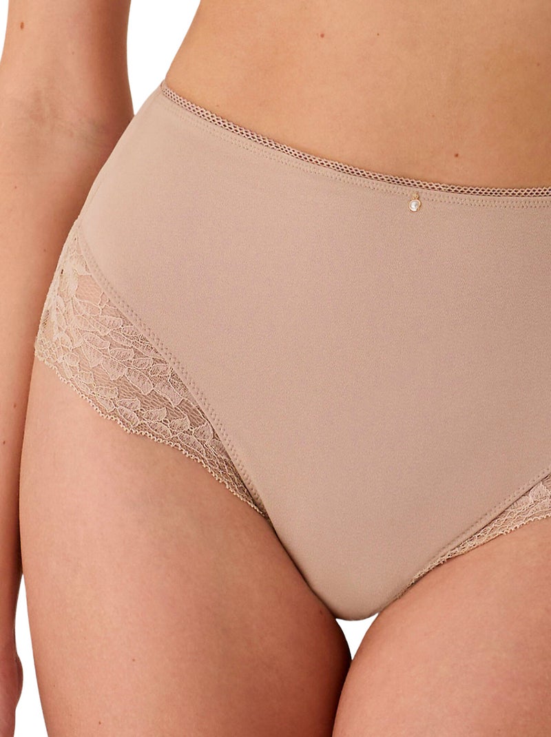 Slip met hoog middel en vormgevend effect renatta Beige - Kiabi
