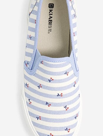 Slip-on sneakers met motief