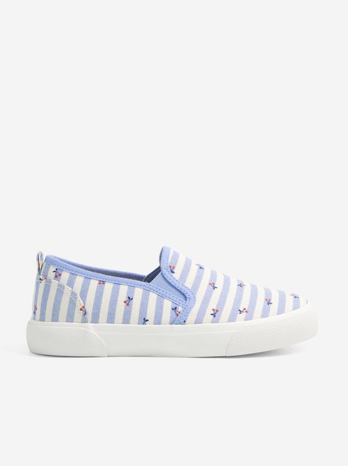 Slip-on sneakers met motief - Kiabi