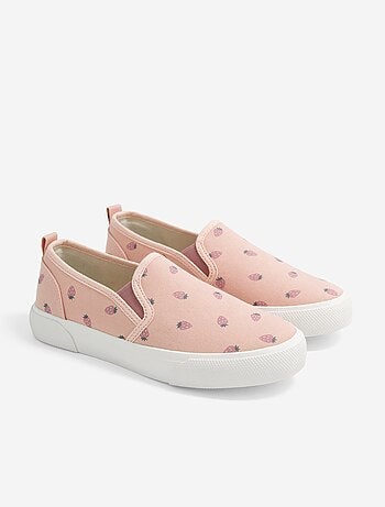 Slip-on sneakers met motief
