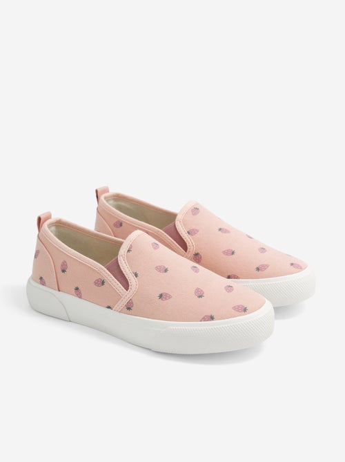Slip-on sneakers met motief - Kiabi