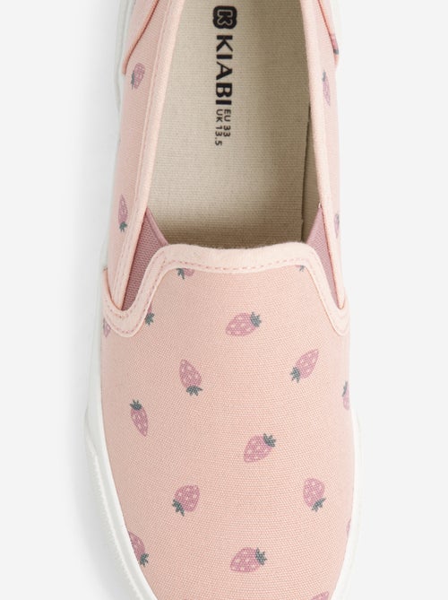 Slip-on sneakers met motief - Kiabi