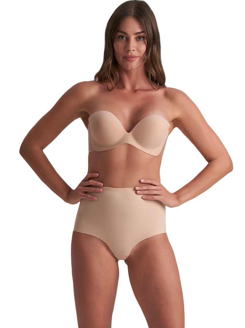 Slip sculptant hauteur moyenne sculpting Beige - Kiabi