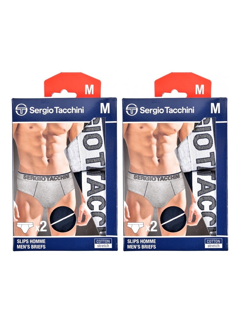 Slip SERGIO TACCHINI - Set van 4 Multicolor - Kiabi