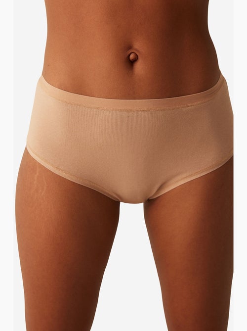 Slip taille haute fresh basic cover en coton penti - Kiabi Slip taille haute fresh basic cover en coton penti - Kiabi