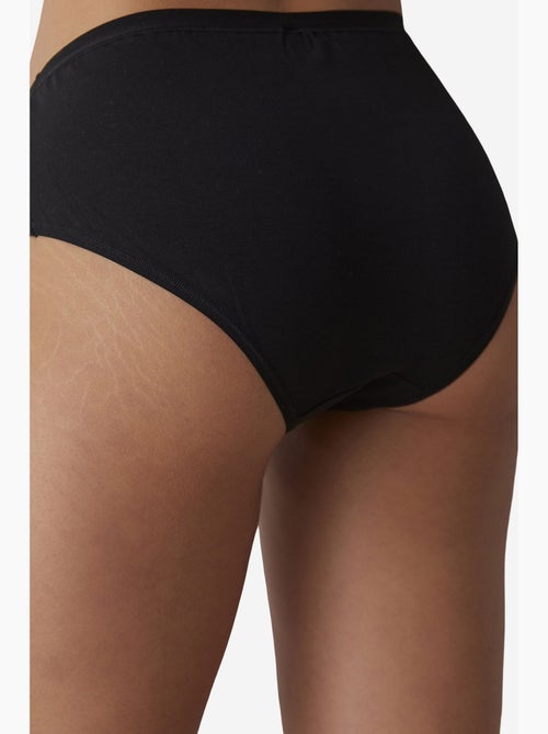 Slip taille haute fresh basic cover en coton penti - Kiabi