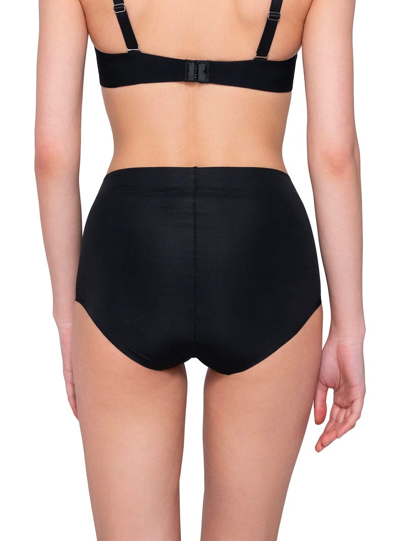 Slip taille haute gainant sculpt Noir - Kiabi
