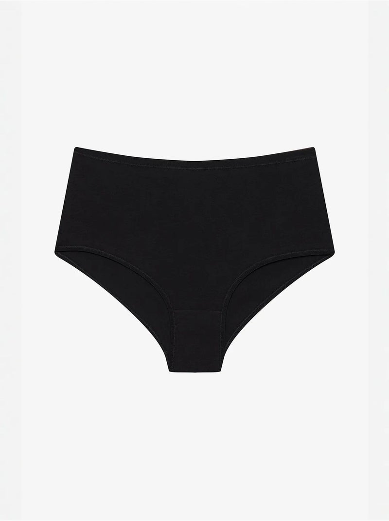 Slip taille haute lot de 3 penti Noir - Kiabi