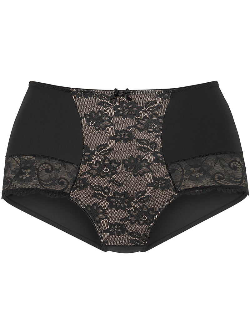 Slip taille haute shapewear perfect basics Noir - Kiabi