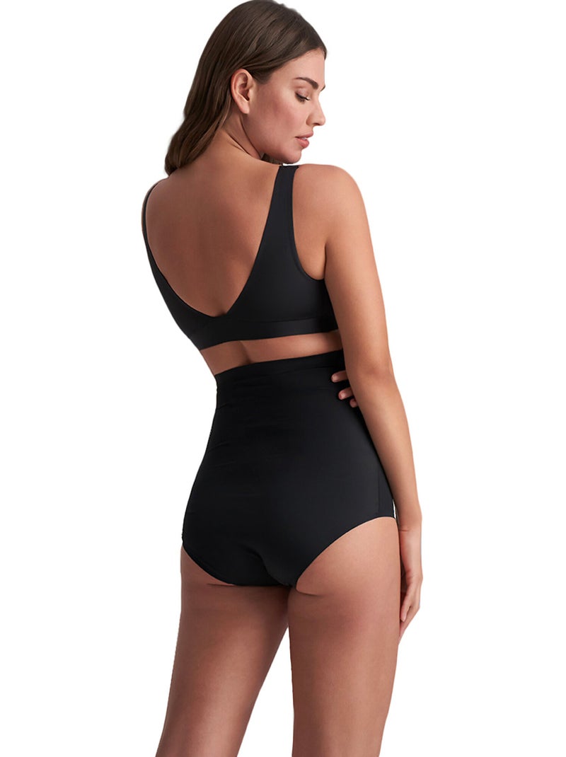 Slip taille ultra haute invisible Noir - Kiabi