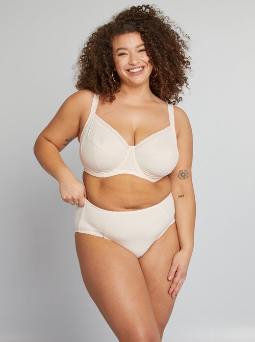 Slip van geribde microvezel - Kiabi