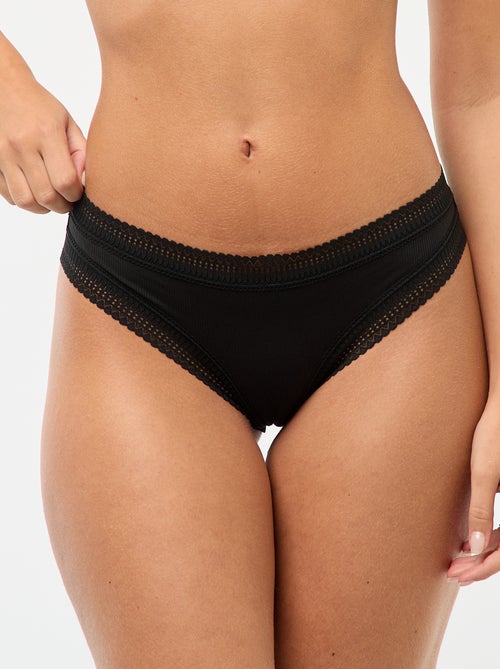 Slip van geribde microvezel - Kiabi