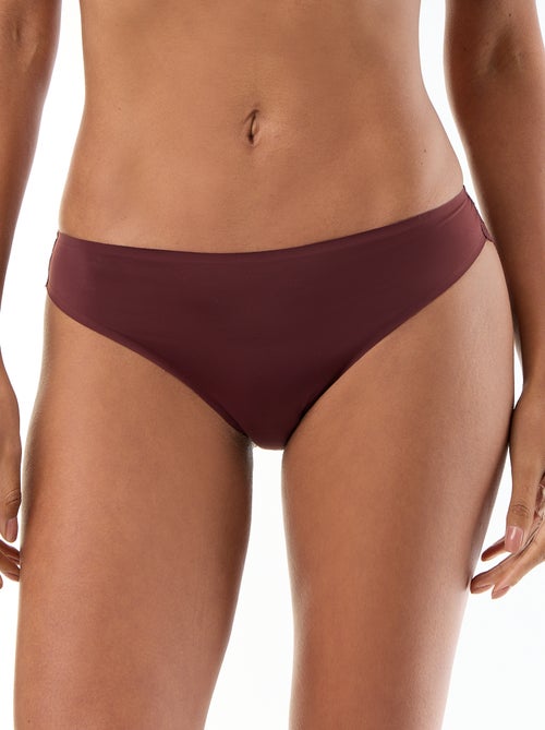 Slip van microvezel en kant - Kiabi