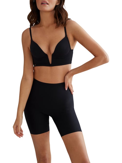 Slipe broek met hoge taille curves - Kiabi