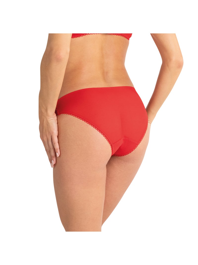 Slipje dames love mood pretty passio Rood - Kiabi