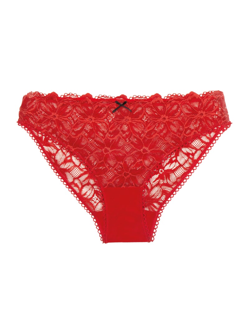 Slipje dames love mood pretty passio Rood - Kiabi