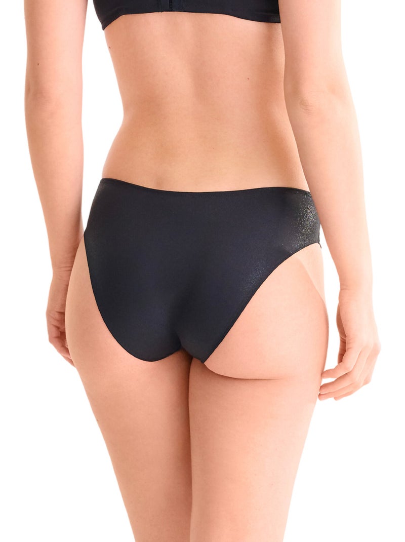 Slipjes shiny secret Zwart - Kiabi