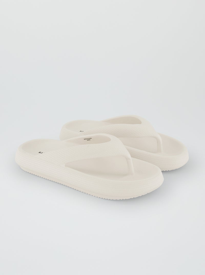 Slippers met dikke zool BIEGE - Kiabi