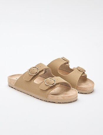 Slippers met dubbele band