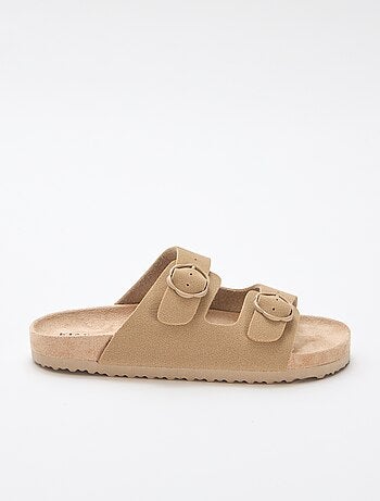Slippers met dubbele band