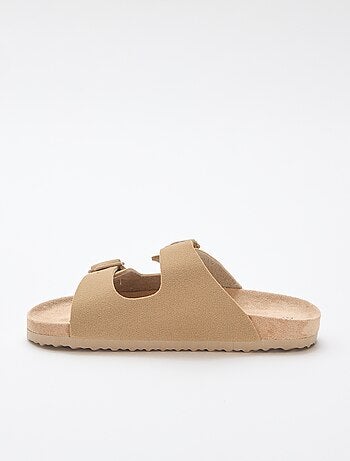 Slippers met dubbele band