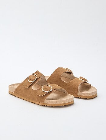 Slippers met dubbele band
