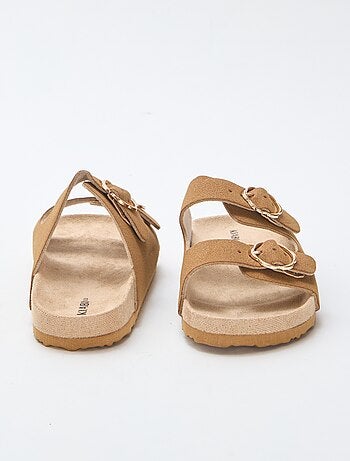 Slippers met dubbele band