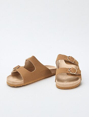 Slippers met dubbele band